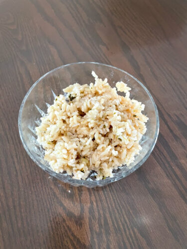 Lime Cilantro Rice - plant based, oil free